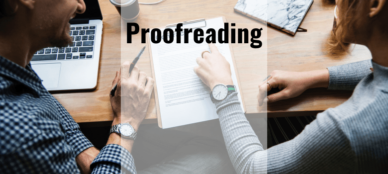 Proofreading of high quality by certified translators